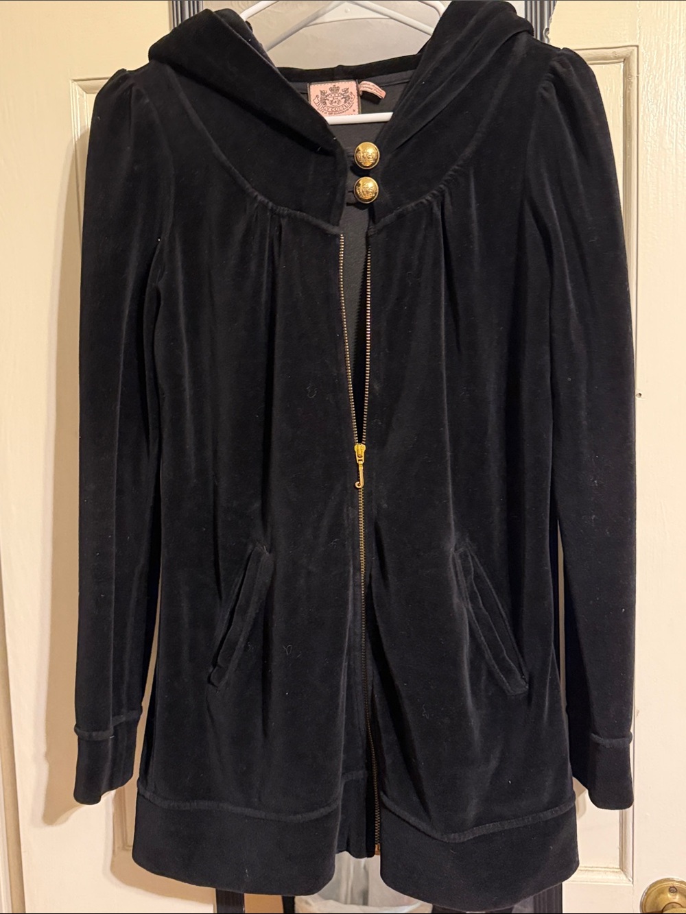 Vintage Juicy Couture Velour Zip Up Size Medium